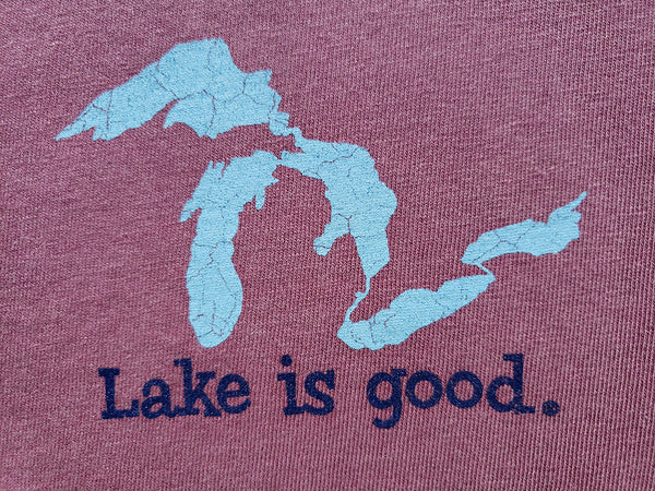 Lake is Good Men’s Long-Sleeved Shirt