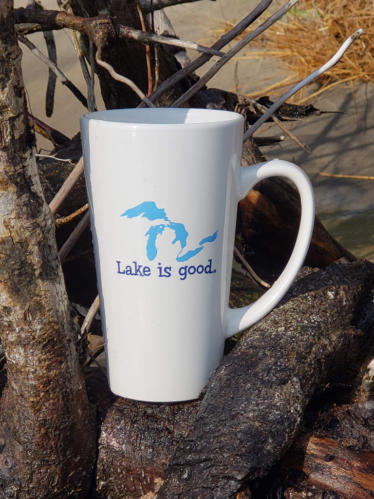 Lake is Good Latte Mug - Great Lakes Design